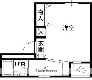 フェリース甲東園【3階】の間取り