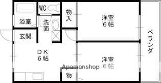 ペルメ【1階】の間取り
