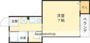 サザンクロス【1階】の間取り