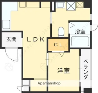西宮アネックス【6階】の間取り