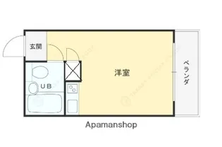 甲子園口ハイム【3階】の間取り