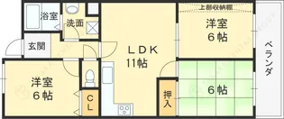 童人【3階】の間取り