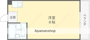 甲子園ピース【403号室】の間取り