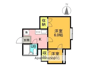 ベル今津【2階】の間取り
