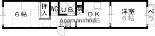 マンションハレクラニ【3階】の間取り