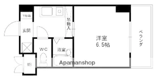 グランツ夙川【5階】の間取り