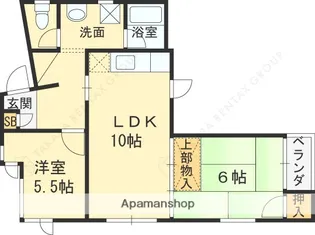 バウアーハウス【3階】の間取り