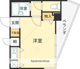 エスリード上甲子園【209号室】の間取り