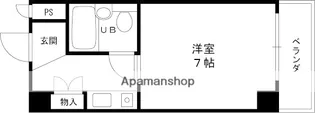 シェルプール弐番館【311号室】の間取り