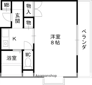 グランディール清華【2階】の間取り