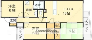 ドルチェ甲子園【5階】の間取り