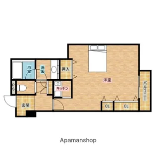 ルーア芦屋【1階】の間取り