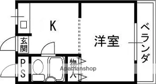 御殿山壱番館【2階】の間取り