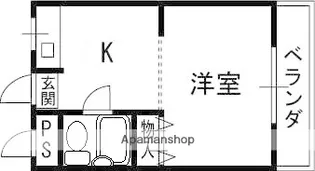 御殿山壱番館【3階】の間取り
