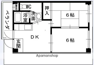 エヌ・ビレッジ【402号室】の間取り