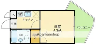 ジョイ甲子園【2階】の間取り