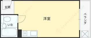コーポラス城ヶ堀【603号室】の間取り