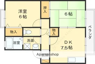VING TAINE津門【2階】の間取り