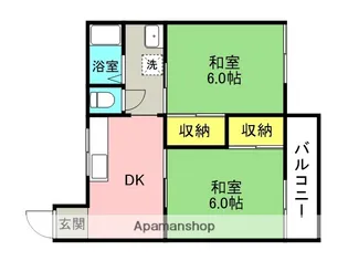 アネックス甲子園三番町【2階】の間取り