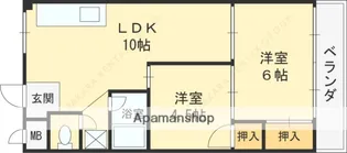 トリイプラザマンション【302号室】の間取り