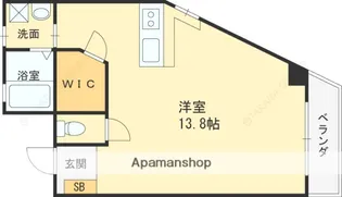 K’s Court夙川【2階】の間取り
