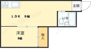 イスズハイツベル苦楽園Pー1【1階】の間取り