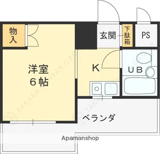モンセリーチェ甲東園【4階】の間取り