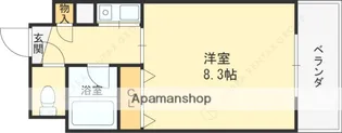 レジェンダリー甲子園【1階】の間取り