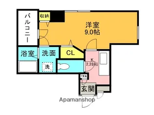 TAT LYON NISHINOMIYA【2階】の間取り