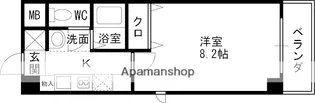 兵庫県西宮市甲東園1丁目【マンション】の間取り