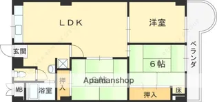 兵庫県西宮市段上町6丁目【マンション】の間取り