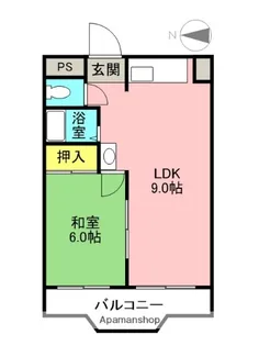 ラ・レジェール廣瀬【5階】の間取り