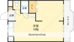 ラ・レジェール廣瀬【3階】の間取り