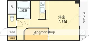 ハイネス門戸【2階】の間取り