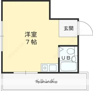 グランディア甲東園【3階】の間取り