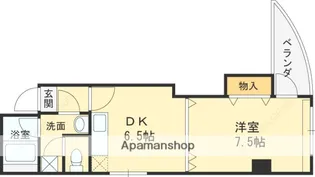 クィーンライフ鳴尾【4階】の間取り