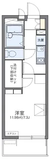 レオパレスエーデル菱屋西【1階】の間取り