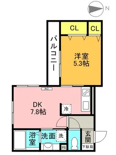 レ・セーナ甲東園【2階】の間取り