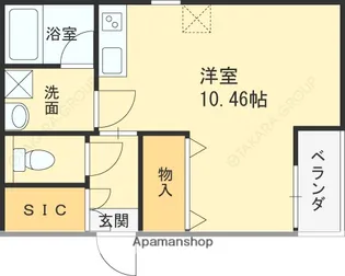パロス甲子園【1階】の間取り