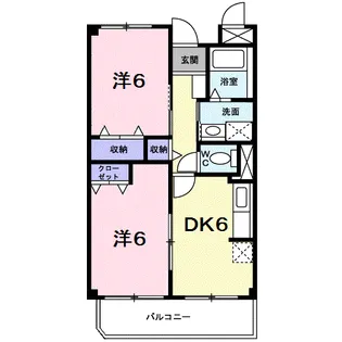エクセランヴィラ【1階】の間取り