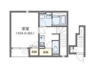 レオネクストマインジマー敷島【2階】の間取り