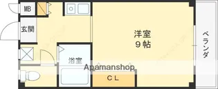 竹園マンション【2階】の間取り
