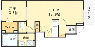 アルビコッコ【1階】の間取り