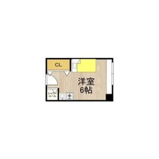 くずは寮【221号室】の間取り