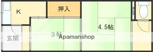 オレンジハウス【103号室】の間取り