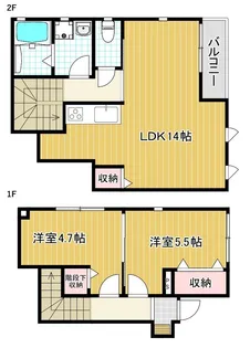 セレッソバージェ【D号室号室】の間取り