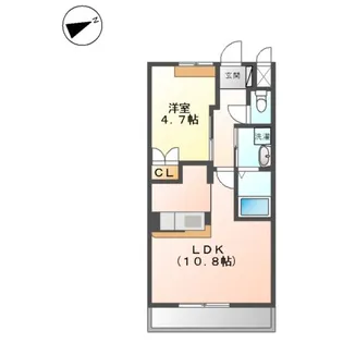 サンフォレスト【1階】の間取り