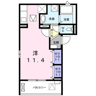 グリシーヌ桜ヶ丘?・N【1階】の間取り