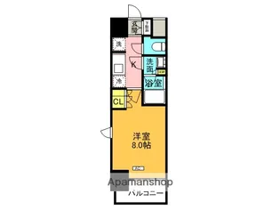 ブランシエスタ西宮【2階】の間取り