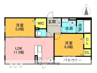 COPIA LIBERTE【3階】の間取り
